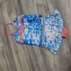 Boutique “cabana life” toddler tankini swimsuit